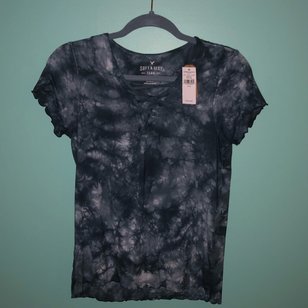 American Eagle Soft & Sexy tie dye tee